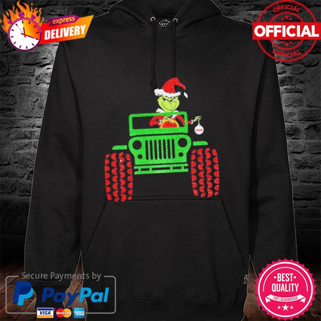 Grinch driving Christmas truck Toronto Blue Jays sweater, hoodie