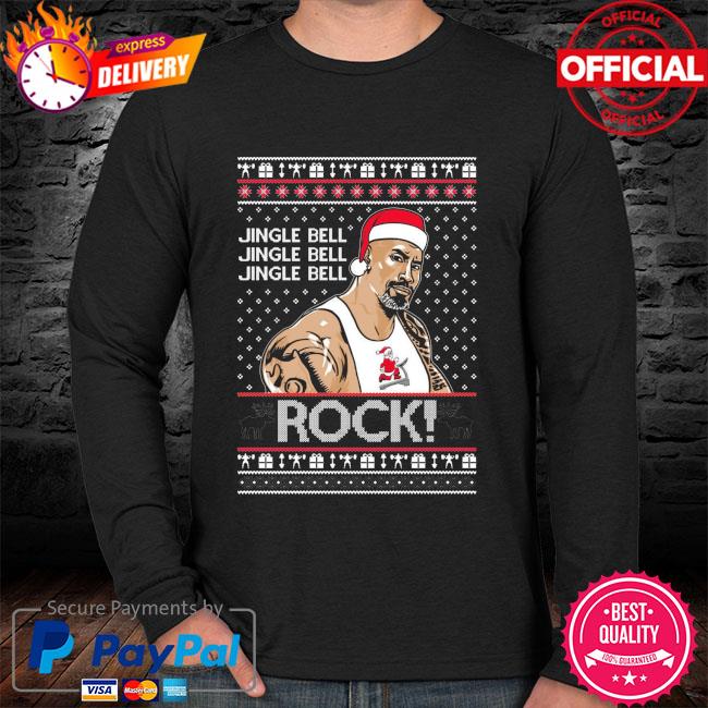 The rock sale ugly christmas sweater