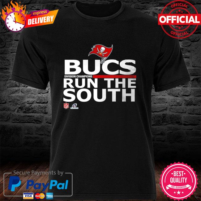 Bucs Run The South NFC South Champions T-shirt for Sale by