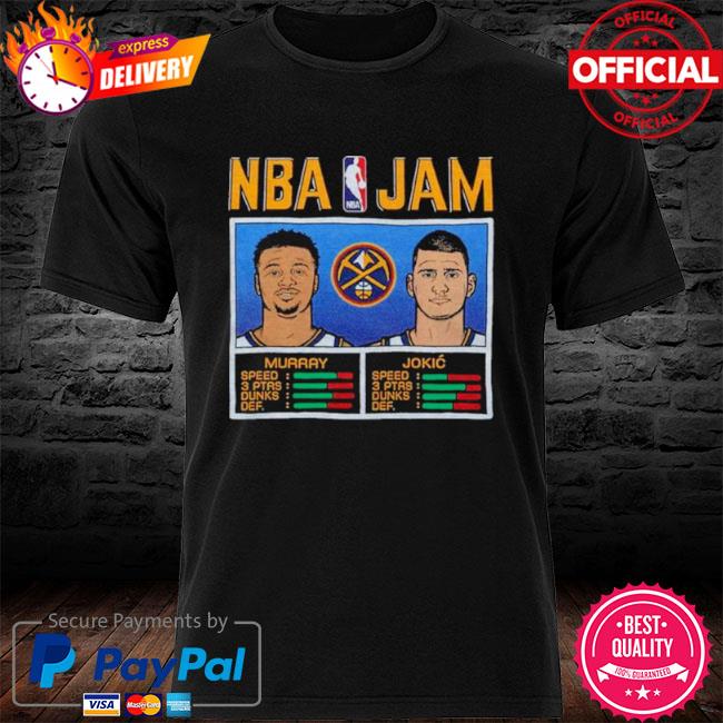 Awesome denver Nuggets NBA Jam Jamal Murray and Nikola Jokic caricature  funny T-shirt – Emilytees – Shop trending shirts in the USA – Emilytees  Fashion LLC – Store  Collection Home Page