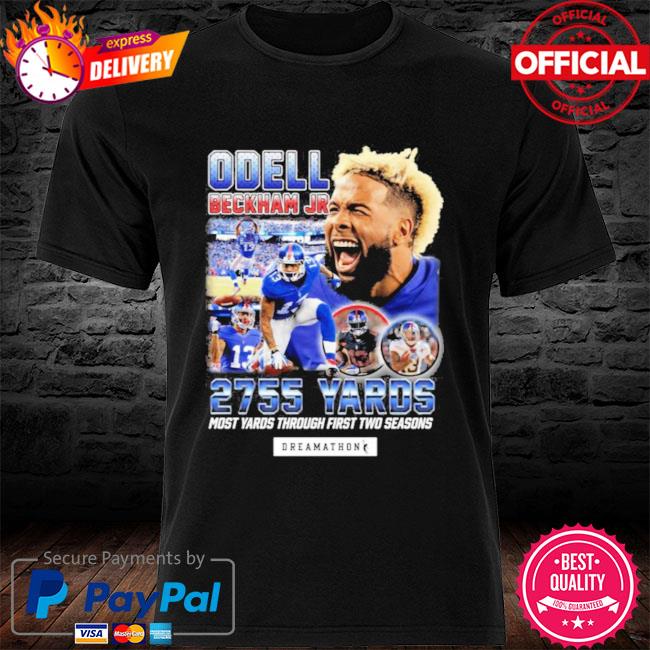 Odell Beckham Jr 2755 Yards Most Yards Through First Two