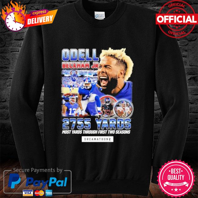 Odell Beckham Jr 2755 Yards Most Yards Through First Two