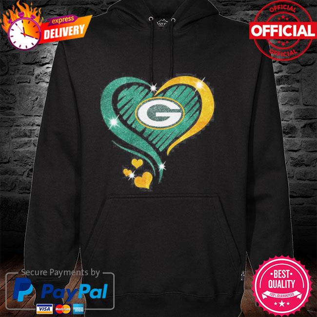 Official Heart Green Bay Packers shirt, hoodie, sweater and v-neck t-shirt