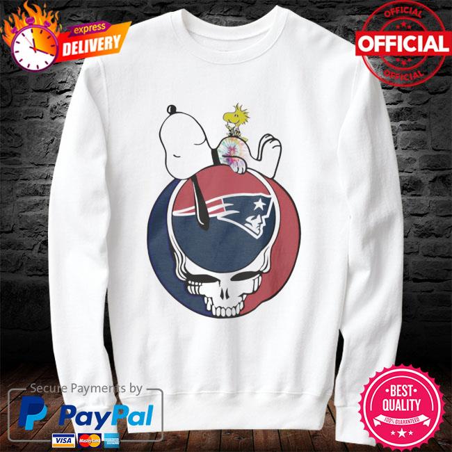 Snoopy and Woodstock 2021 Grateful Dead New England Patriots shirt