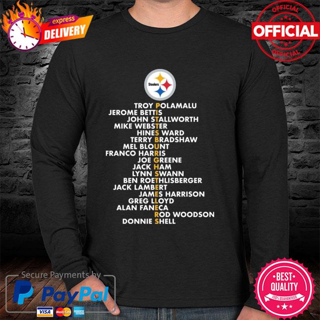 Pittsburgh Steelers Troy Polamalu T-Shirts, hoodie, sweater, long sleeve  and tank top