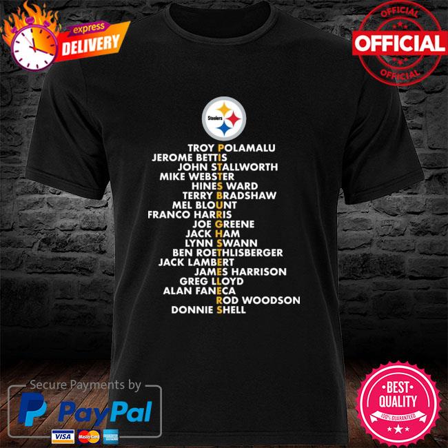 Official pittsburgh Steelers Troy Polamalu T-Shirts, hoodie, tank