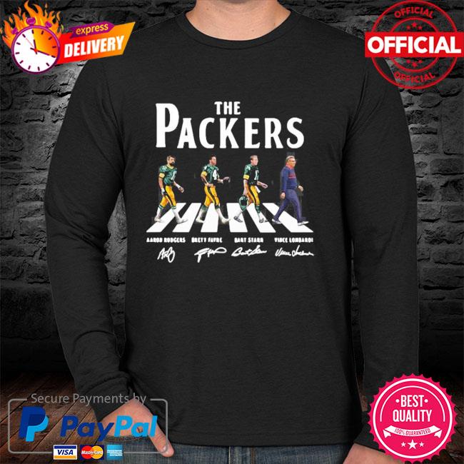 The Green Bay Packers Abbey Road signatures shirt - Kingteeshop