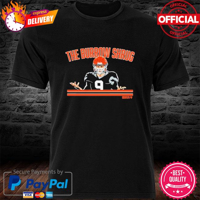 The Joe Burrow Shrug shirt and hoodie - Cincy Jungle