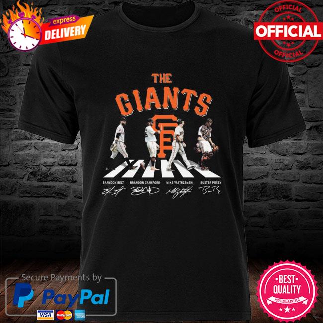 The Giants Abbey Road San Francisco Giants Signatures Shirt, The