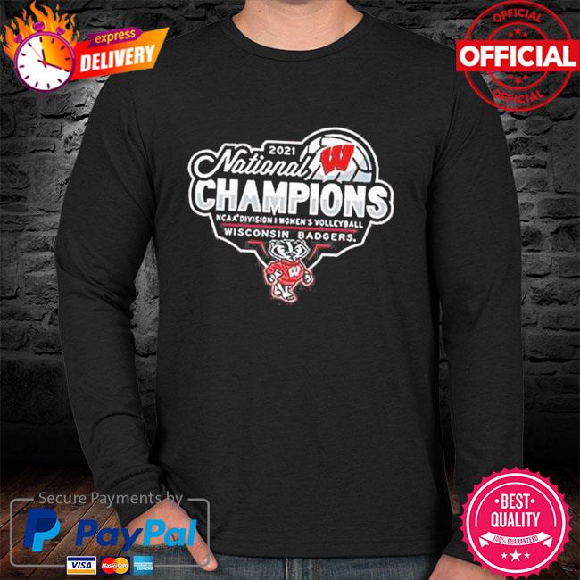 Wisconsin Badger Volleyball Wins First National Championship T-shirt ...