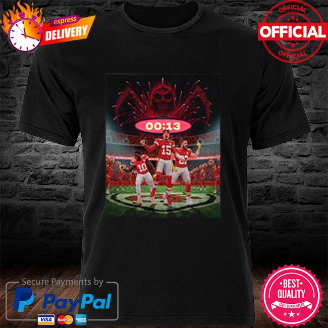 Chiefs 13 Seconds T-Shirt Be The Grim Reaper 13 Second