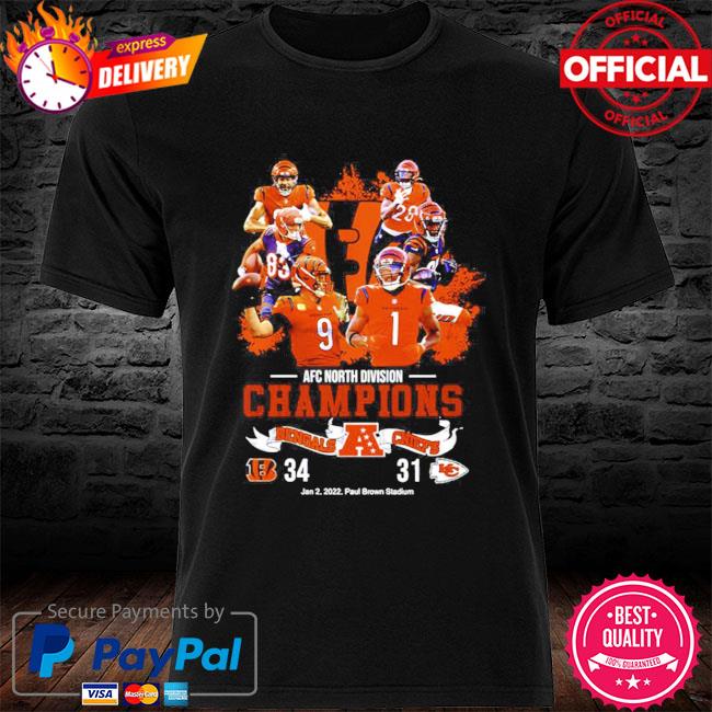 2022 AFC Conference Champions Cincinnati Bengals T-Shirt - REVER LAVIE