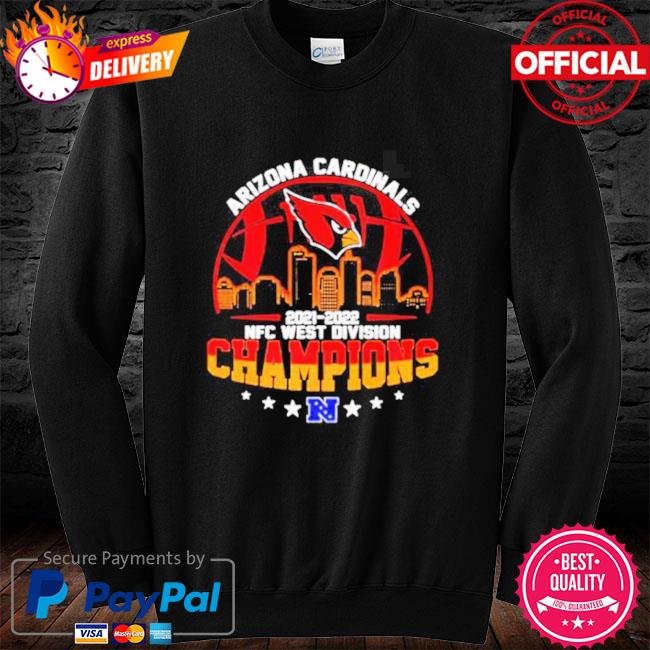 Official Arizona cardinals 2022 nfc west division champions shirt, hoodie,  sweater, long sleeve and tank top