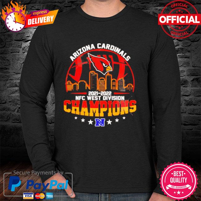 Official Arizona cardinals 2022 nfc west division champions shirt