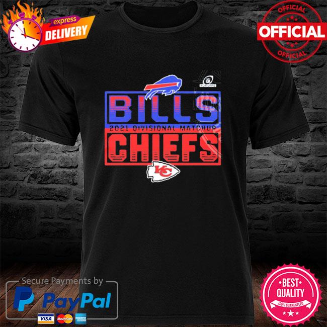 Buffalo bills vs Kansas city Chiefs 2021 2022 divisional matchup nfl new shirt