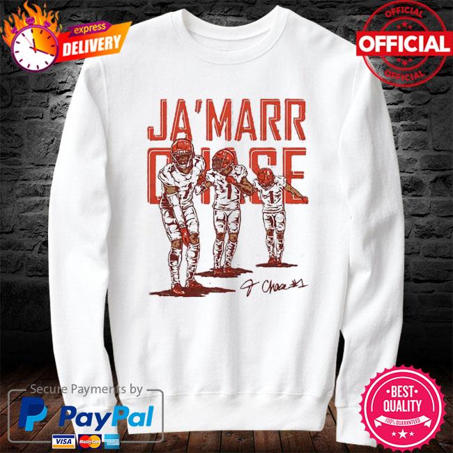 Ja'Marr Chase 1 signature shirt, hoodie, sweater, long sleeve and