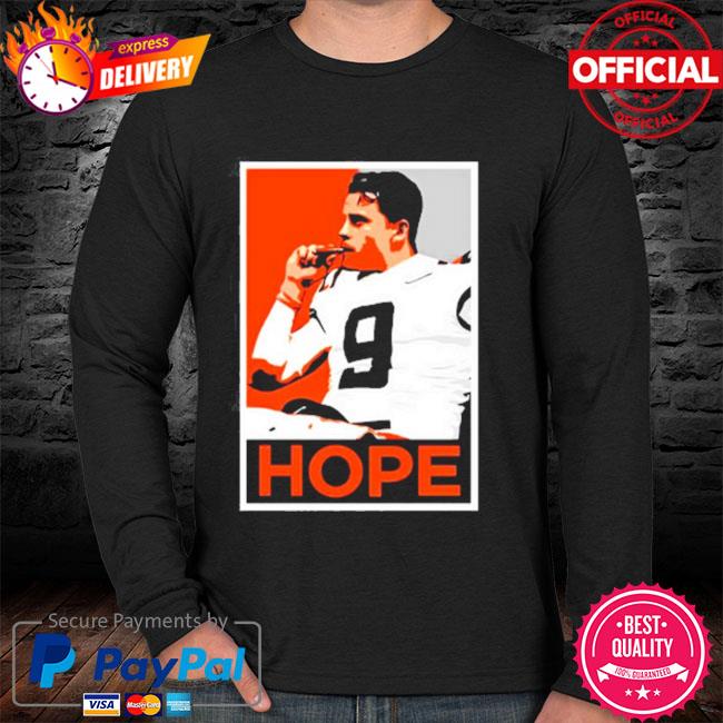 Joe Burrow 9 Cincinnati Bengals Hope T-Shirt