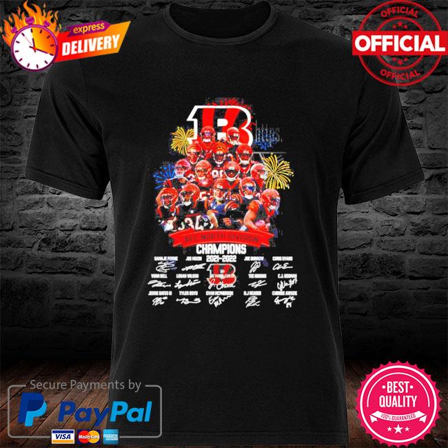 Official Cincinnati Bengals AFC North Division Champions shirt