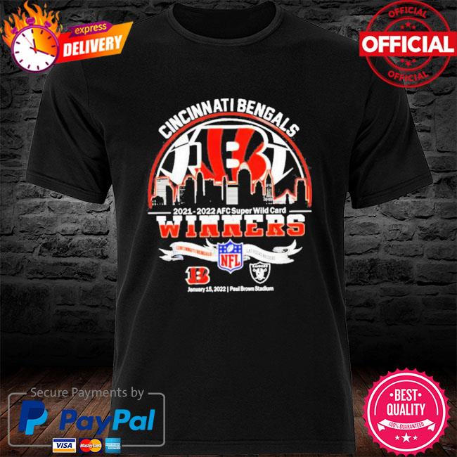 Cincinnati Bengals 2021 2022 AFC Super Wild Card Winners Shirt, hoodie,  sweater, long sleeve and tank top