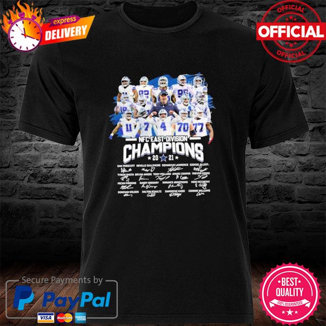 The NFC East Division Champions 2021 Dallas Cowboys T-Shirt