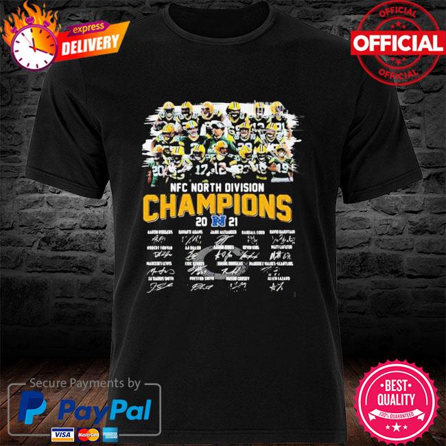 Green Bay Packers 2021 2022 NFC North Champions SignatureT-Shirt