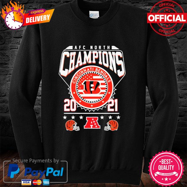 Cincinnati Bengals Playoffs AFC North 2021 Champions t-shirt, hoodie,  sweater, long sleeve and tank top