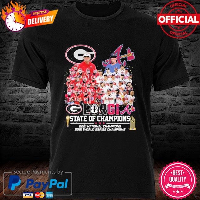 Official 2021 Champions UGA Bulldogs Braves Shirt, hoodie, sweater