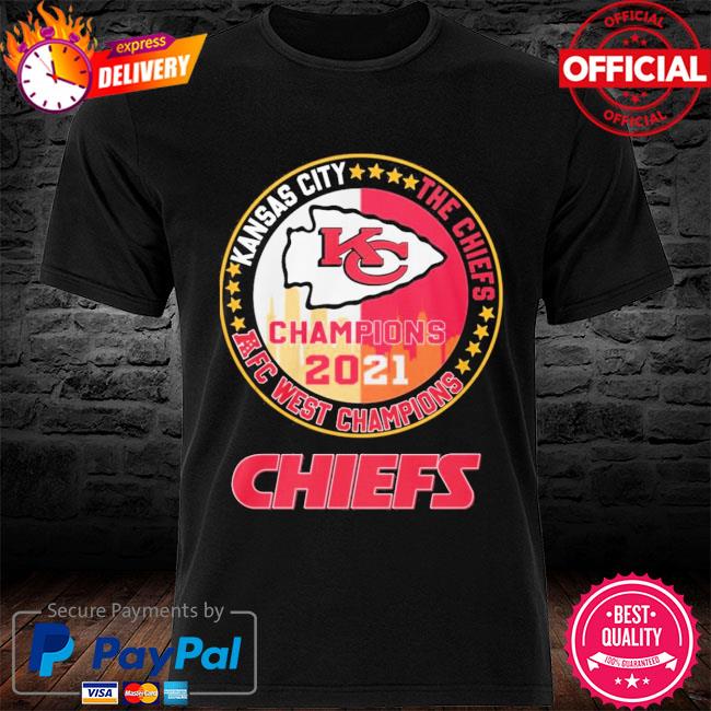 Men's Kansas City Chiefs Fanatics Branded Red Seventh-Straight AFC West  Division Championship T-Shirt