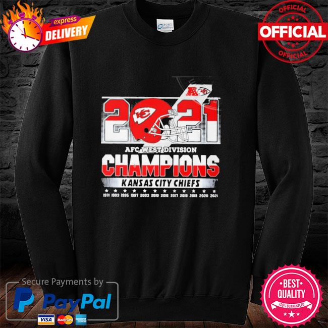 Official Kansas City Chiefs Afc West 2021 Champions T-Shirt, hoodie,  sweater, long sleeve and tank top