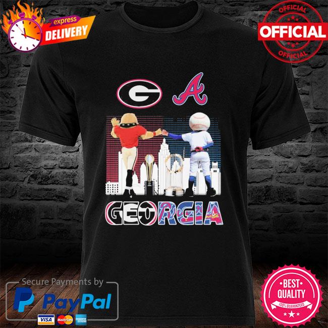 Official Mascot Georgia Bulldogs and Atlanta Braves Georgia shirt