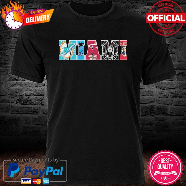 Original Miami Heat And Miami Fc And Miami Marlins And Miami Dolphins And  Florida Panthers T-shirt,Sweater, Hoodie, And Long Sleeved, Ladies, Tank Top