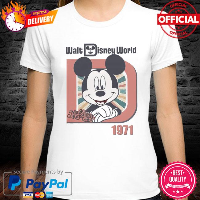 Mickey Mouse walt disney world magic kingdom 1971 new shirt