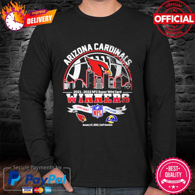 Arizona Cardinals Winners Champions 2021 2022 NFC Super Wild Card T-Shirt -  REVER LAVIE