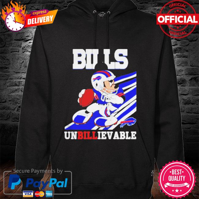 Buffalo Bills Slogan Unbillievable Mickey Mouse NFL T shirt