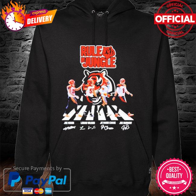 Premium official The Cincinnati Bengals Abbey Road Signatures Shirt,  hoodie, sweater, long sleeve and tank top