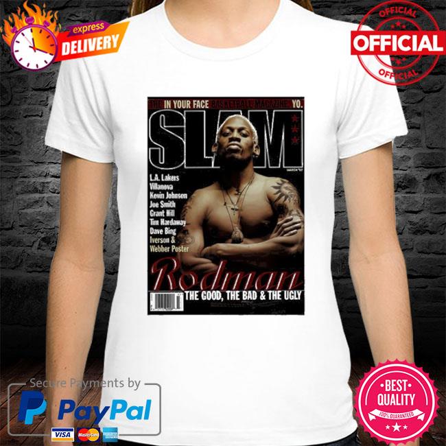 Official Dennis Rodman Slam The Good The Bad And The Ugly Shirt