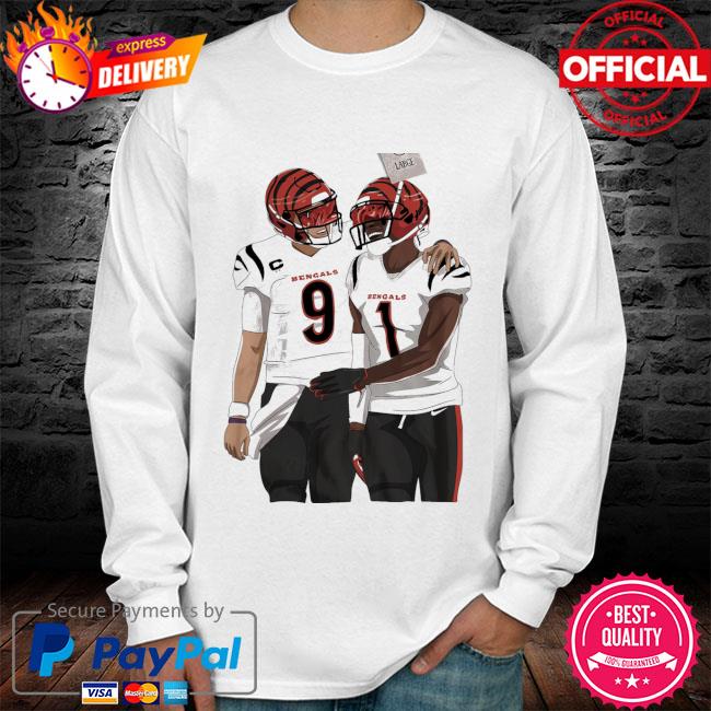 Joe Burrow And Jamarr Chase Friends Tshirt - Hersmiles