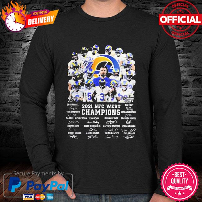 Official Los Angeles Rams Champions 2021 Nfc West Champs Shirt, hoodie,  sweater, long sleeve and tank top