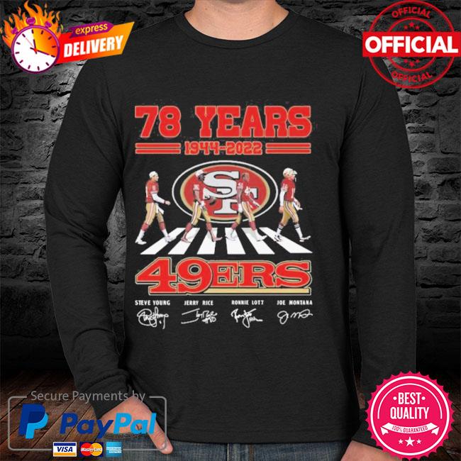 San Francisco 49ers Abbey Road 78 Years 1944-2022 Signatures