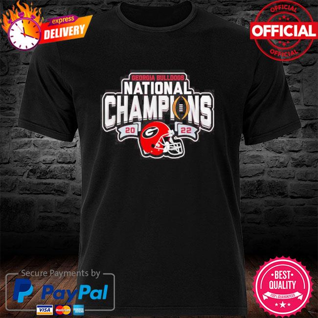 Men's White Georgia Bulldogs 3-Time Football National Champions Sketch  T-Shirt