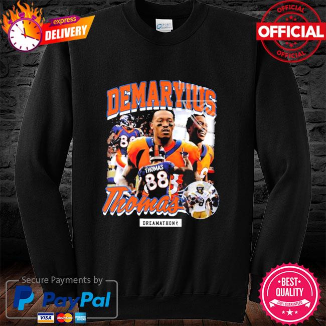 Von miller wearing demaryius thomas dreamathon 88 nfl shirt, hoodie,  longsleeve tee, sweater