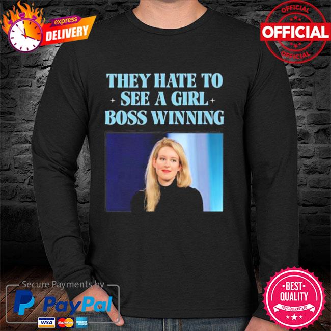 elizabeth holmes girlboss t shirt