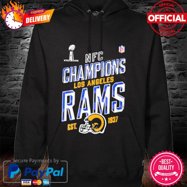 Superbowl 53 NFC Champions Los Angeles Rams Large Est. 1937 T-Shirt