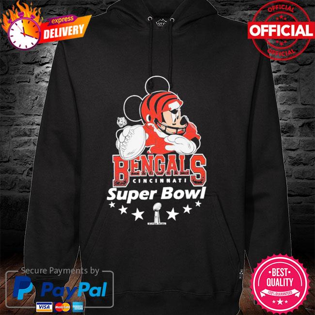 Premium Mickey cincinnati bengals 2022 super bowl shirt, hoodie