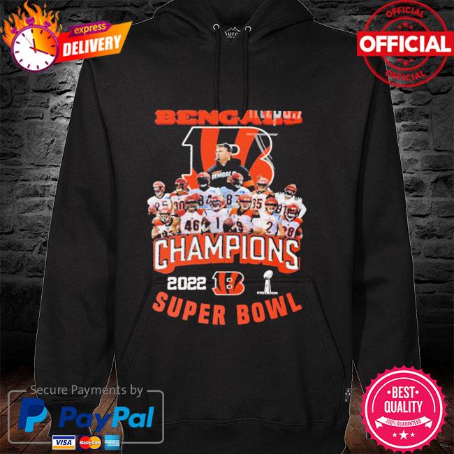 Premium Super bowl 2022 cincinnati bengals champions shirt, hoodie,  sweater, long sleeve and tank top