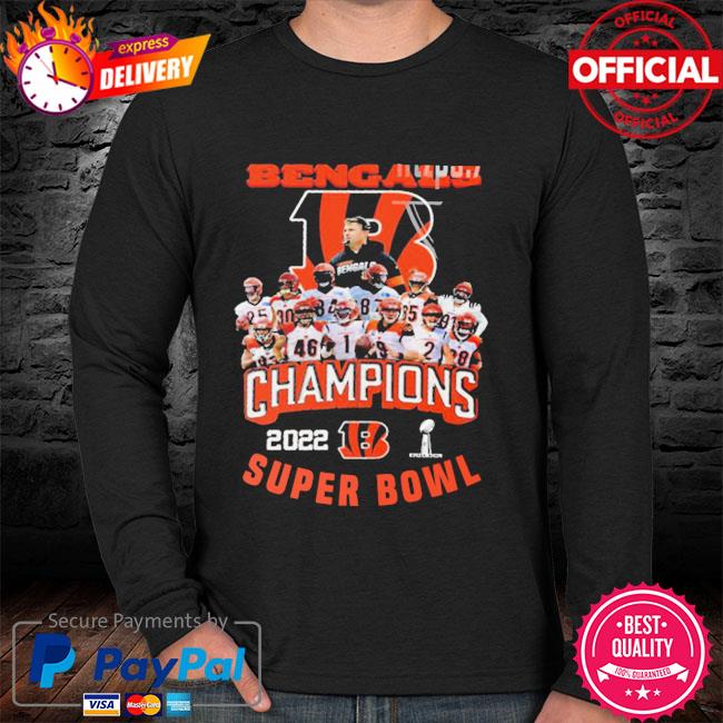 Premium Super bowl 2022 cincinnati bengals champions shirt, hoodie