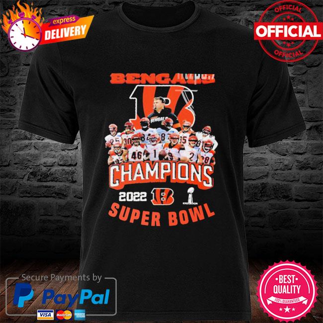 Cincinnati Bengals Champions 2022 Super Bowl shirt, hoodie