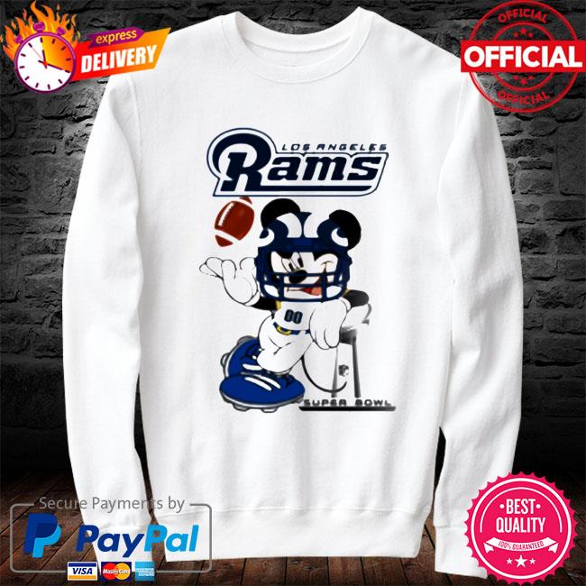 Mickey los angeles rams 2022 super bowl champions shirt, hoodie