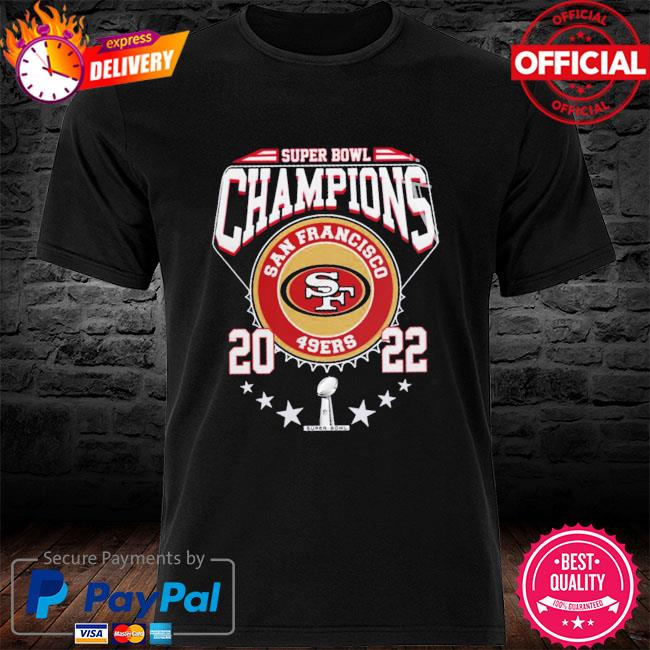 San francisco 49ers champions 2022 trophy super bowl fan shirt, hoodie,  sweater, long sleeve and tank top