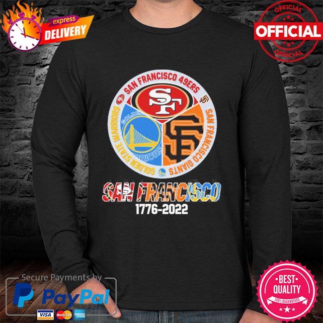 San Francisco City San Francisco 49Ers And San Francisco Giants And Golden  State Warriors Logo Tee 2023 shirt, hoodie, sweater, long sleeve and tank  top